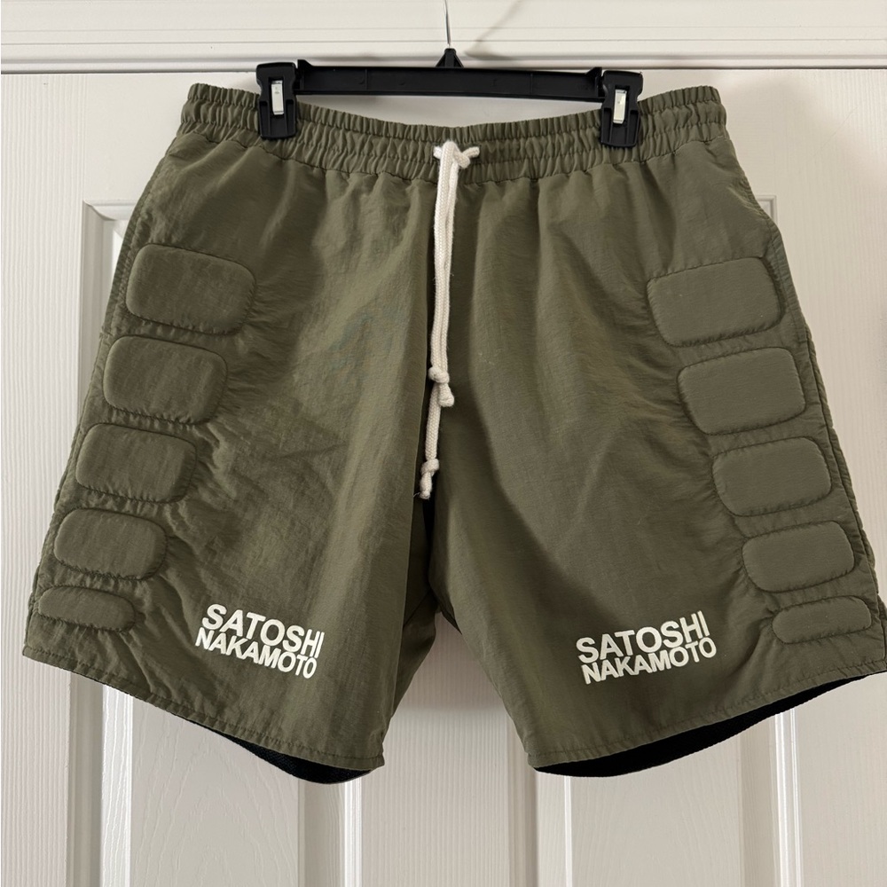 Satoshi Nakamoto Moto Shorts
